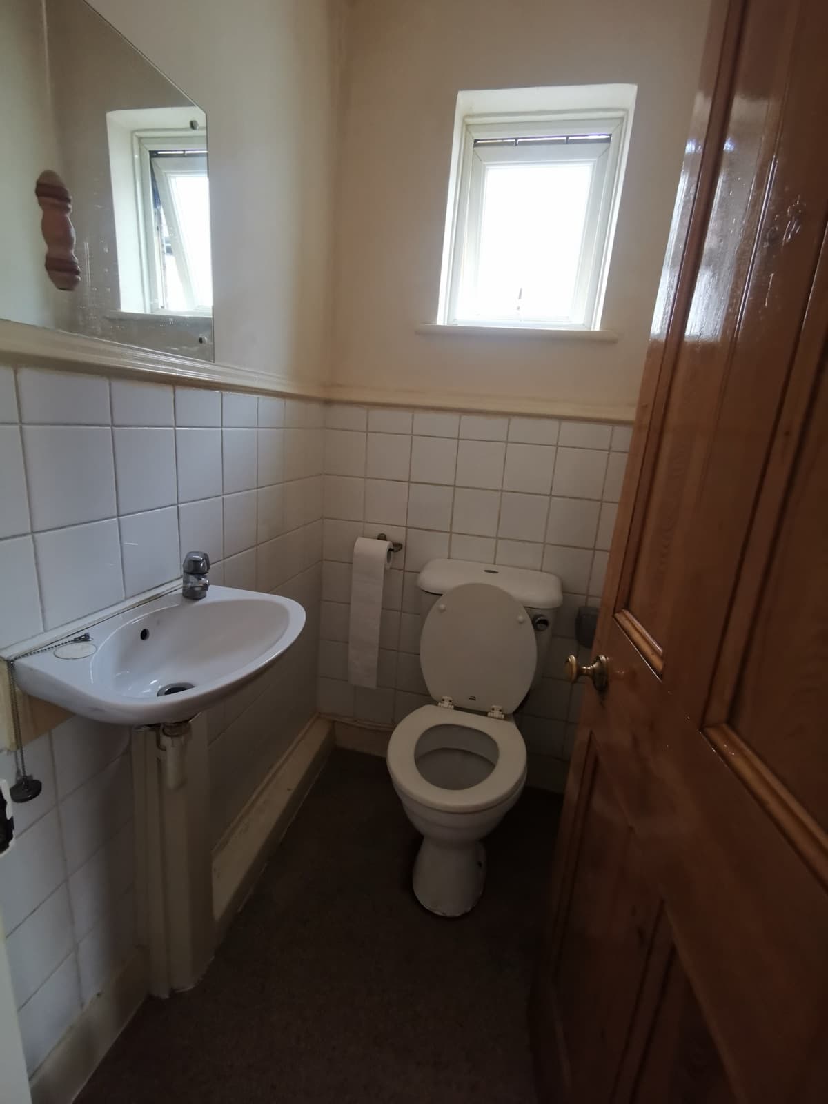 Bathroom before and after before