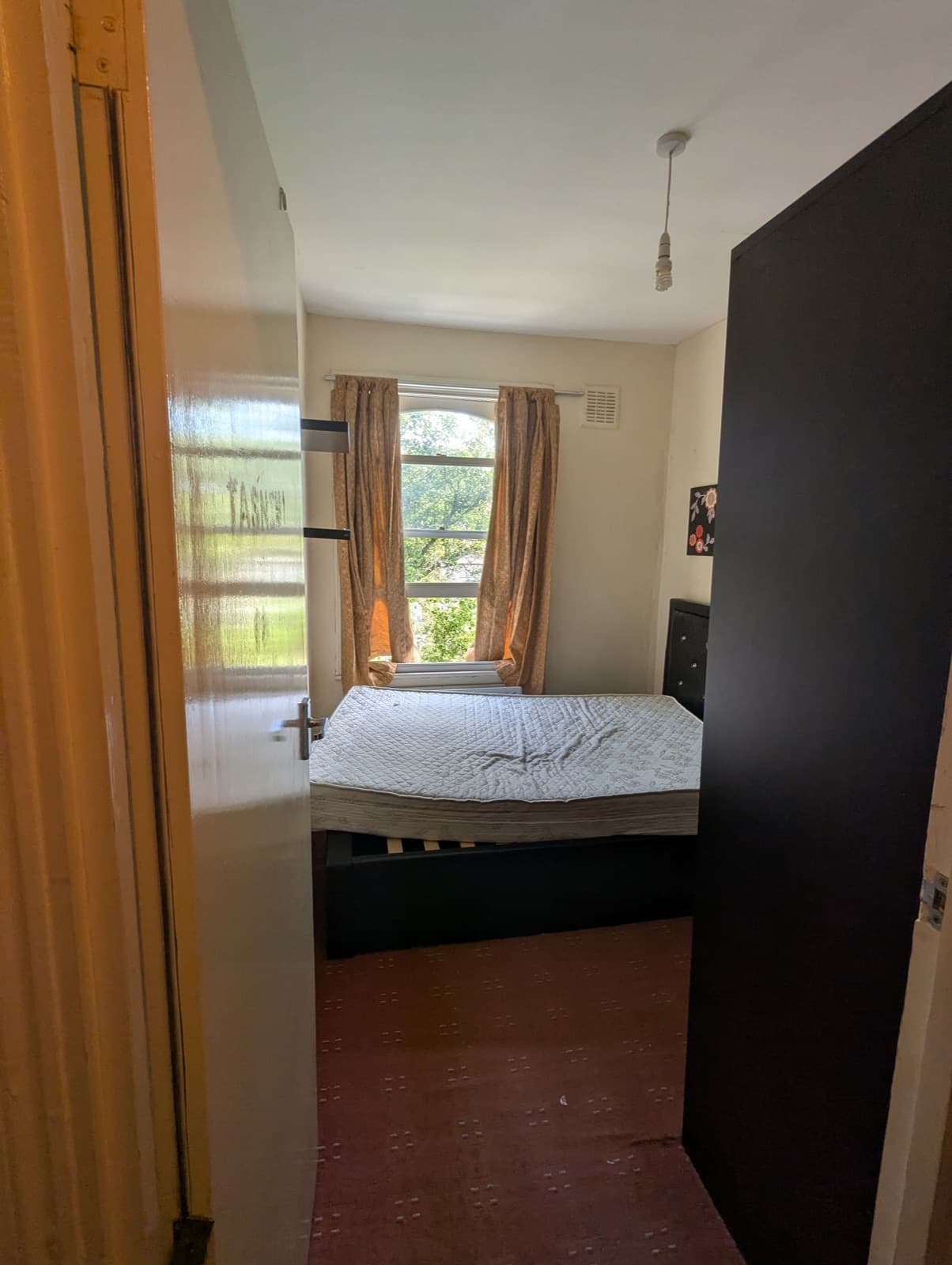 Bedroom before and after before